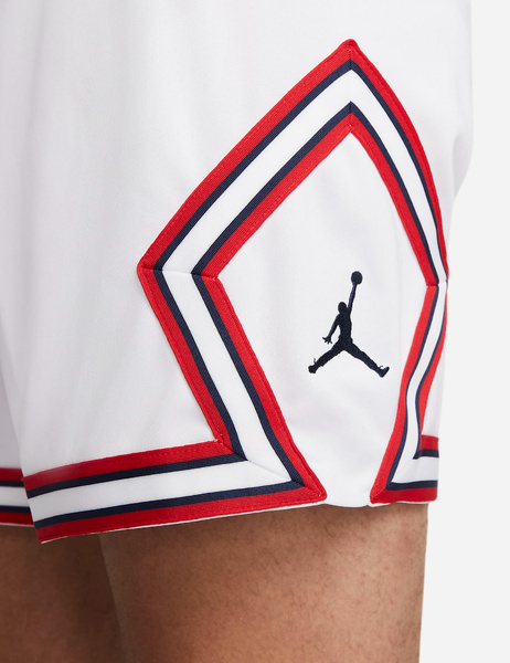 Nike Spodenki Piłkarskie Męskie - Białe - Air Jordan Paris Saint-Germain PSG 2022/23 Stadium 4th - DH7473100 - Rozmiar L