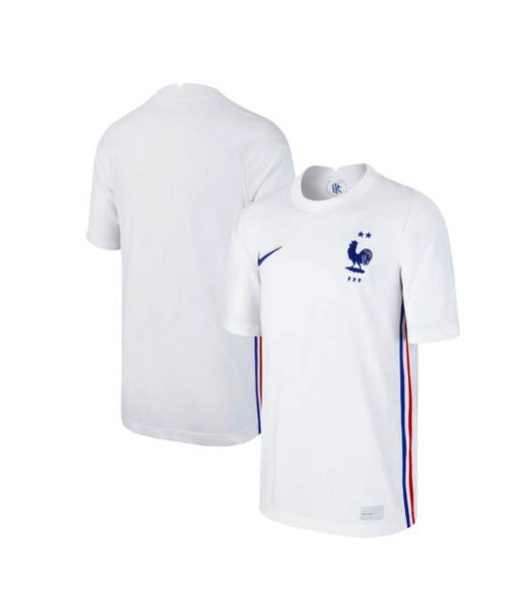 Biała Koszulka Junior Nike France CD1034-100 M 137-147 cm