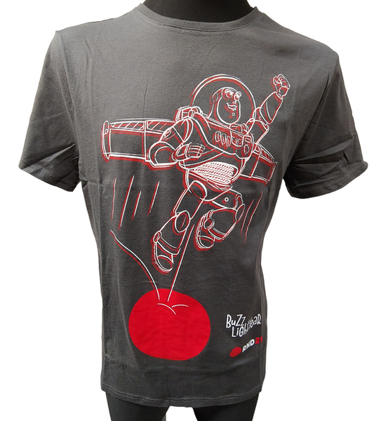 Koszulka Damska Disney - T-shirt Szary - Buzz Astral - Rozmiar S