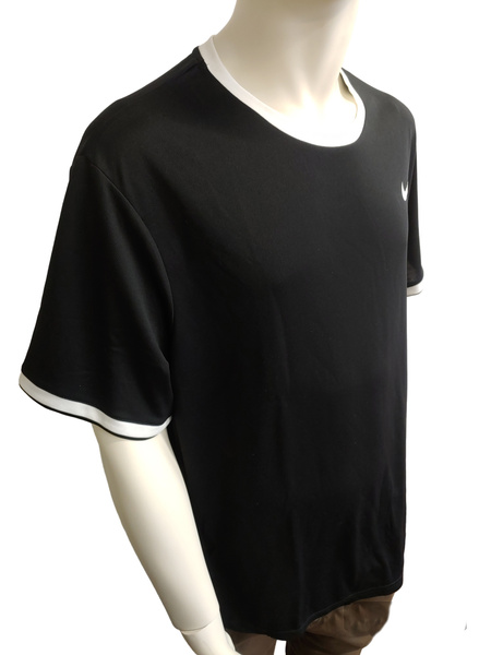 Czarna Męska Koszulka Nike Court Tennis Dri-FIT AQ5306-010 L