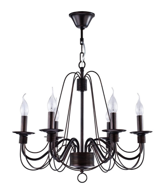 Żyrandol Lampa Wisząca Velia Elegant ARM009PL-06BR Maytoni                                                                                              0659514566153