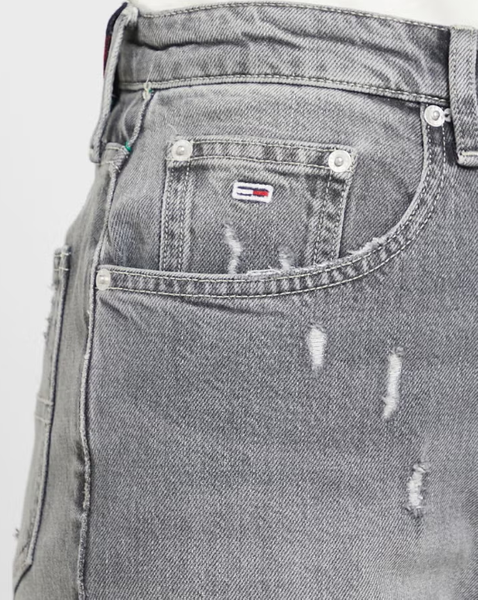 Szare Jeansy Damskie Tommy Hilfiger Mom 25/30 – DW0DW10741