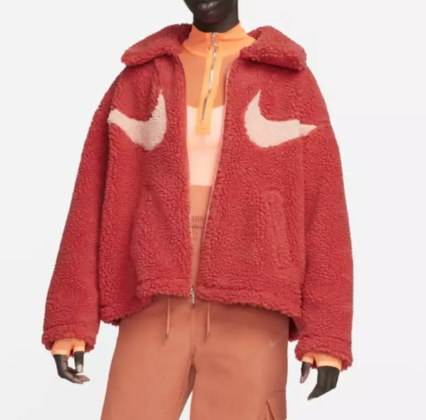 Kurtka Nike Sportwear Swoosh Sherpa Full Zip DD5620-605 M