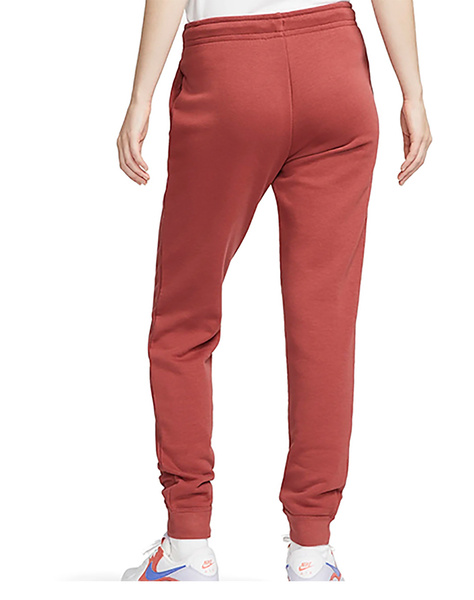 Brązowe Spodnie Nike DX2320-691 S Damskie Fleece Mid Rise