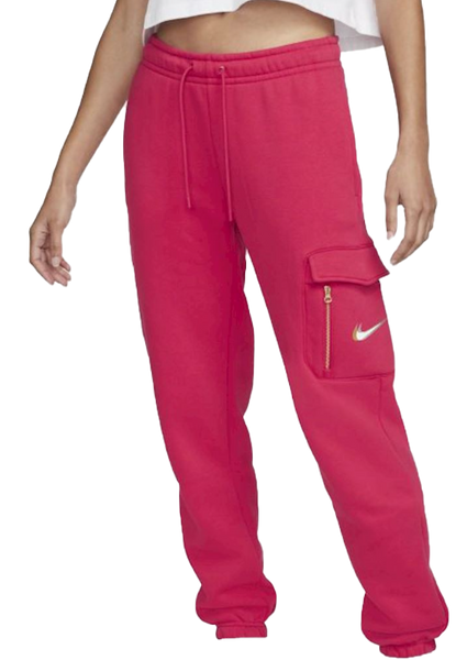 Czerwone spodnie Nike NSW Cargo DO2571-643 XL Luźne Bojówki