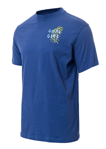 Niebieski T-shirt Damski Nike Goal Girl DH7482-410 L