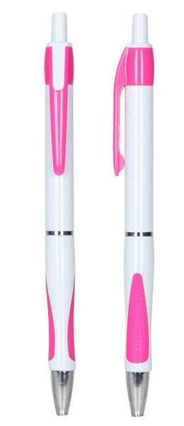 Długopisy Bingo 0,7 mm 50 szt. Różowo-Białe do Nadruku