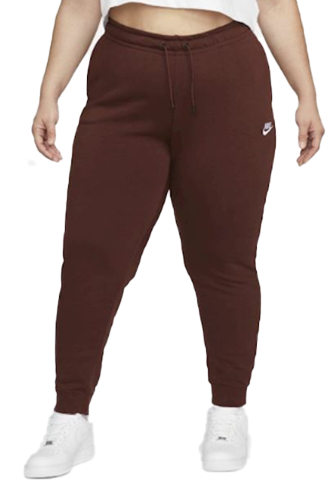 Brązowe Spodnie Damskie Nike Essentials 2X CJ0412-273