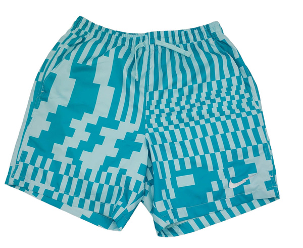 Niebieskie Męskie Spodenki Nike Zig Zag Logo DO0016356 S