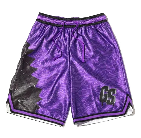 Fioletowe Męskie Spodenki Nike LeBron Goon Squad M DJ3875-560