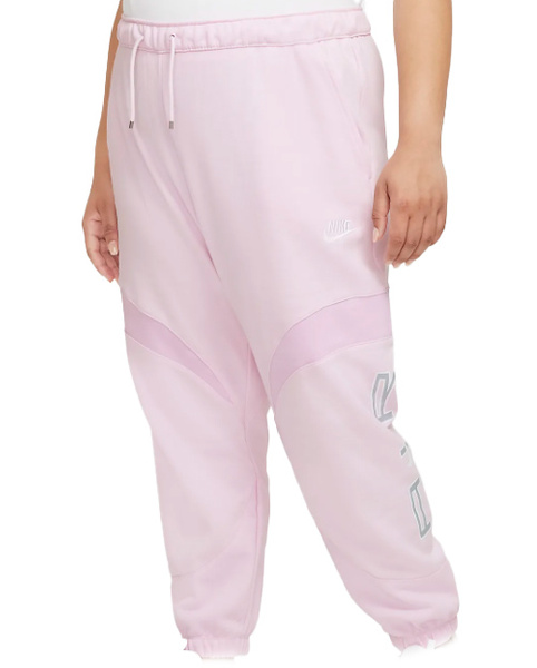 Spodnie Dresowe Damskie Nike Air Joggers Różowe 1X DJ6675-695