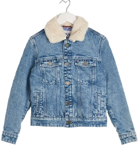 Kurtka Dziecięca Tommy Hilfiger Jeans Niebieska 104 KS0KS00190