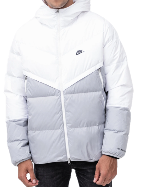 Kurtka Męska Nike Windrunner DD6795100 L Biało-Szara Storm-FIT