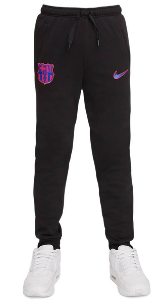 Czarne Spodnie Nike FC Barcelona Dri-FIT Junior M DB8183-014