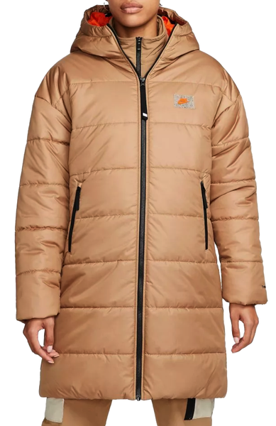 Brązowa Kurtka Parka Nike DX5684-258 S Damska Therma-FIT
