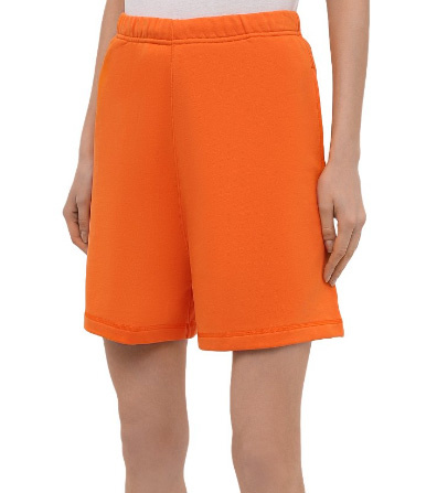 Calvin Klein Spodenki Damskie - Joggery - Pomarańczowe - Rozmiar L - K10K108245SBD