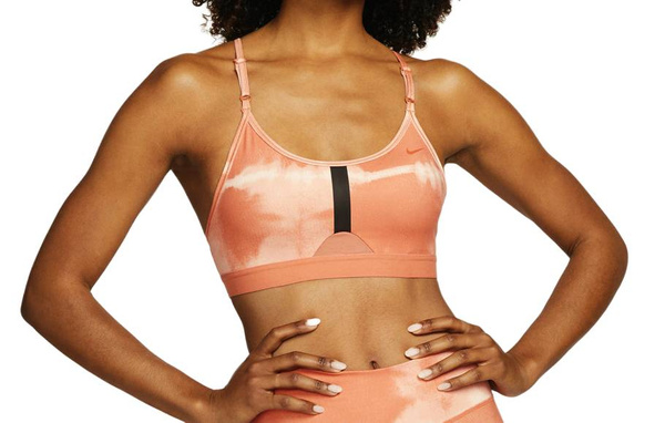 Pomarańczowy stanik sportowy Nike DM0557-827 XL Indy Light Support