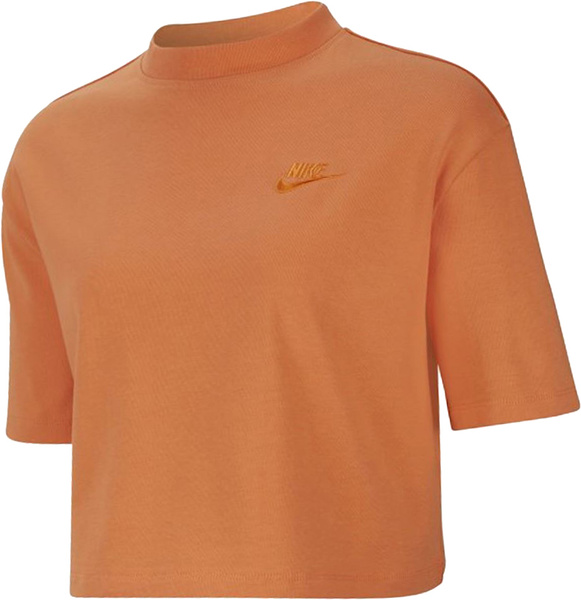 Pomarańczowa damska koszulka Nike Jersey Top Loose Fit CJ3758-871 M