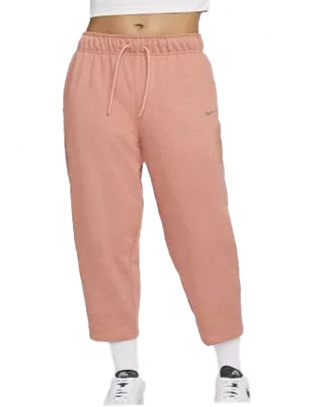 Nike Spodnie Dresowe Damskie - Pomarańczowe - DM3290-827 - Plus Size - Rozmiar 2X 54-56