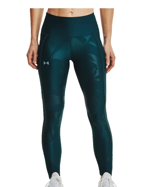 Zielone Damskie Legginsy UA HeatGear SM 1361010-463