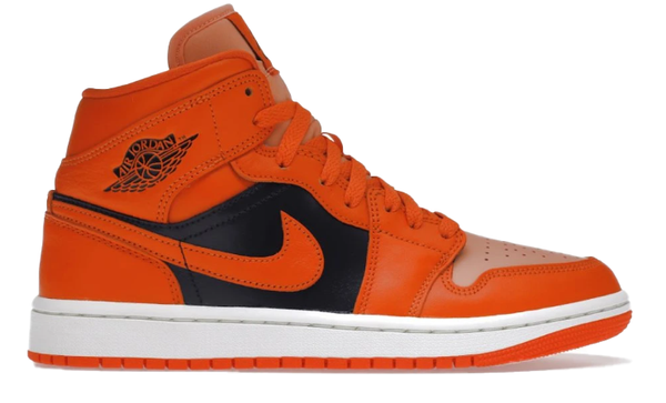 Pomarańczowe Buty Nike Air Jordan 1 Mid Orange Black DM3381-600 44,5 Damskie