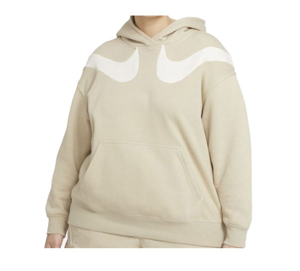 Beżowa Bluza Damska Nike DM3313-206 1X Oversize Fleece