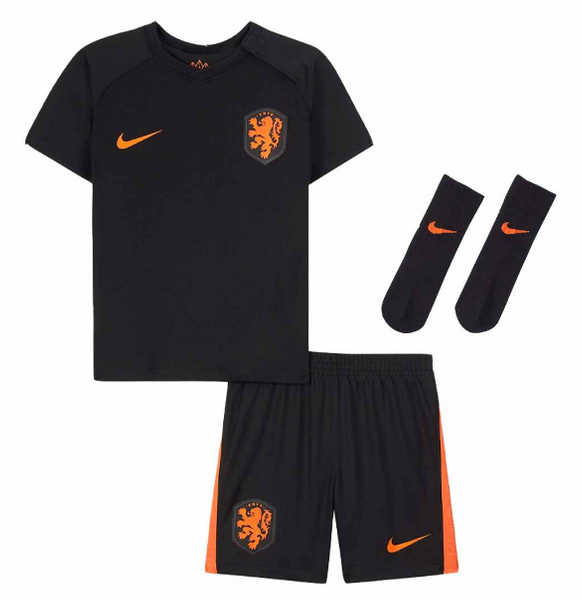 Czarny Komplet Nike Holandia dla Dzieci 80-85 cm 12-18m