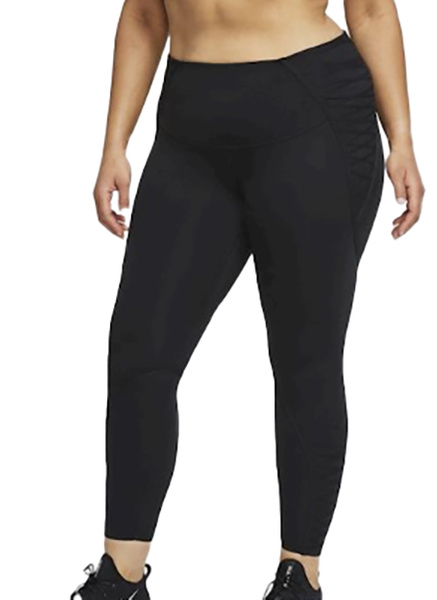 Nike Legginsy Damskie - Czarne - One Luxe - DC5385-010 - Plus Size - Rozmiar 3X 58-60