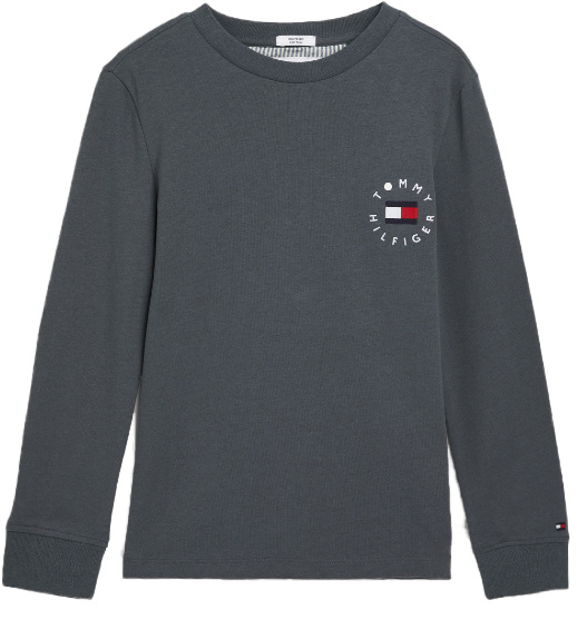 Bluzka Dziecięca Tommy Hilfiger Szara KS0KS00219 r. 104