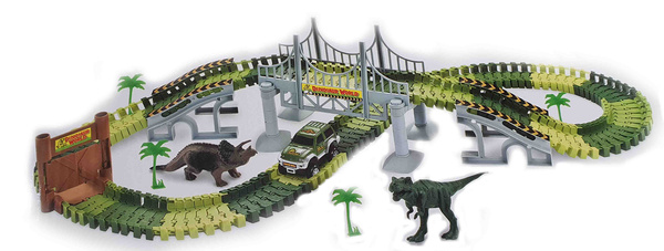 Zestaw Torów Dinozaury 142 el. dla Dzieci 3+