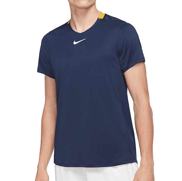 Koszulka Tenisowa Niebieska Męska Nike Advantage Crew Top DD8317-410 XXL