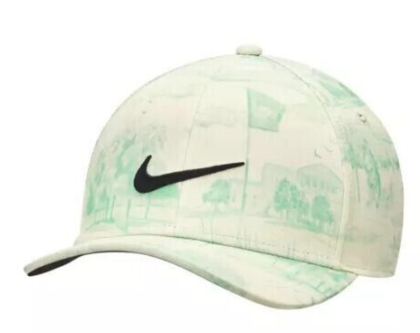 Jasnożółta Czapka Nike AeroBill Golf DN1950113 z Czarnym Logo
