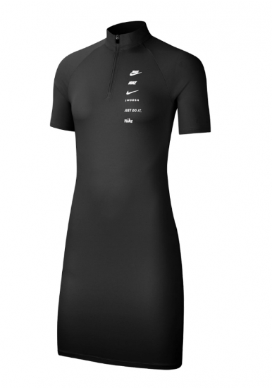 Czarna sukienka damska Nike CU5674-011 XS Sportswear Swoosh