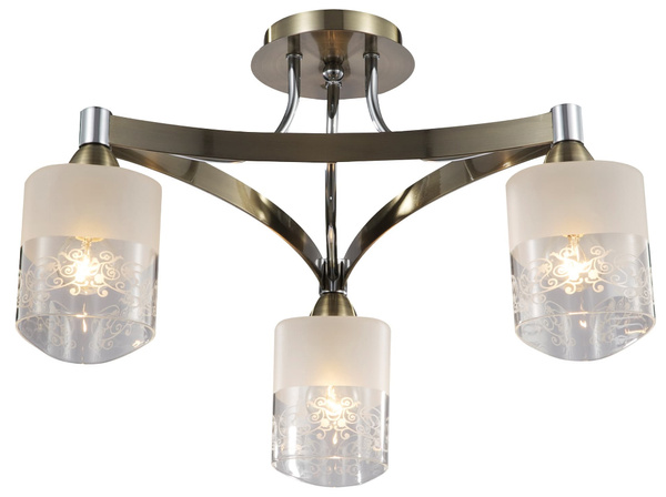 Żyrandol Maytoni Tasmania Brąz Chrom RC003-CL-03-R