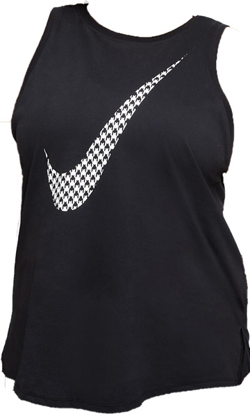 Czarna damska koszulka Nike Dri-FIT Icon Plus DM4087-010 1X