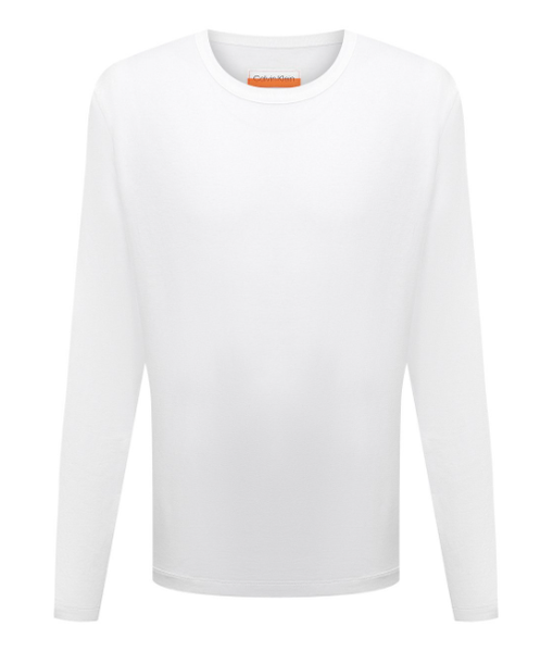 Biała Koszulka Calvin Klein Long Sleeve 00040139UA L