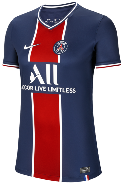 Koszulka Damska Nike PSG Home 20/21 CD4407-411 XS Granatowa