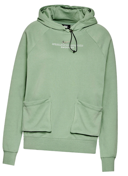 Zielona Bluza Damska Nike CZ8896-006 XS Oversize Swoosh