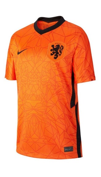Pomarańczowa Koszulka Junior Nike Netherlands CD1044-819 128-137 cm