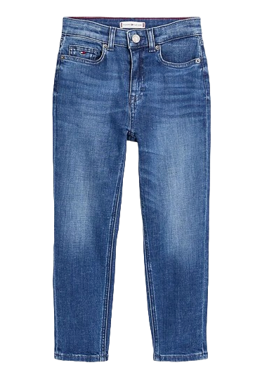 Niebieskie Spodnie Dziewczęce Tommy Hilfiger KG0KG06070 116 cm