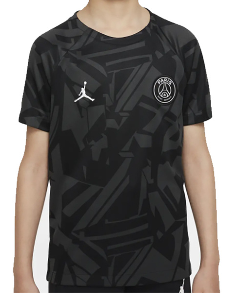 Dziecięca Koszulka PSG Nike Pre-Match Away 2022/23 DN1298-011 XS (122-128 cm) Czarna