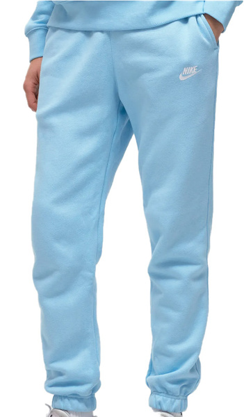 Niebieskie Spodnie Nike BV2737-499 L Męskie Zwężane Fleece