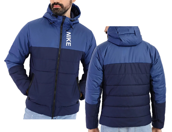 Niebieska Kurtka Nike DX2036-434 S Męska Therma-FIT Hybrid