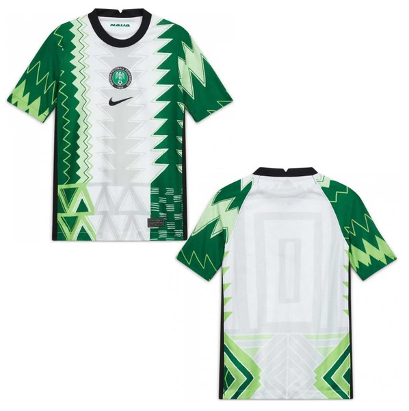 Zielono-Biała Koszulka Junior Nike Nigeria 2020 CT4233-100 S 128-137 cm
