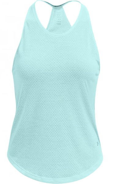 Niebieski Top Damski Under Armour Run HeatGear 1361372441 SM