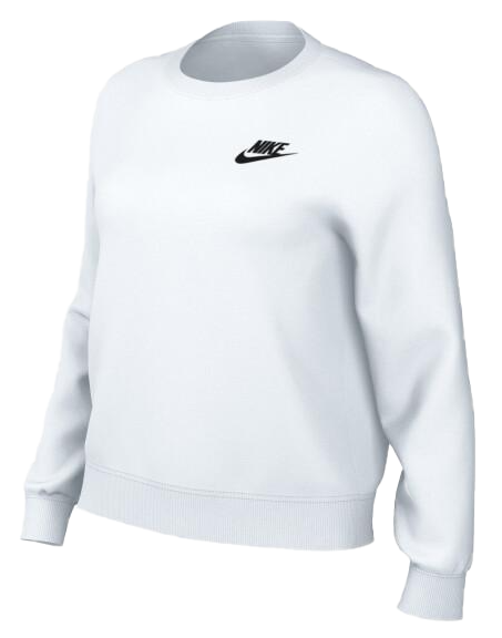 Biała Bluza Damska Nike Club Fleece DQ5473-100 M Klasyczna