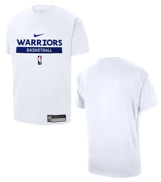 Biała Męska Koszulka Nike NBA Warriors Dri-FIT M DR6463-100