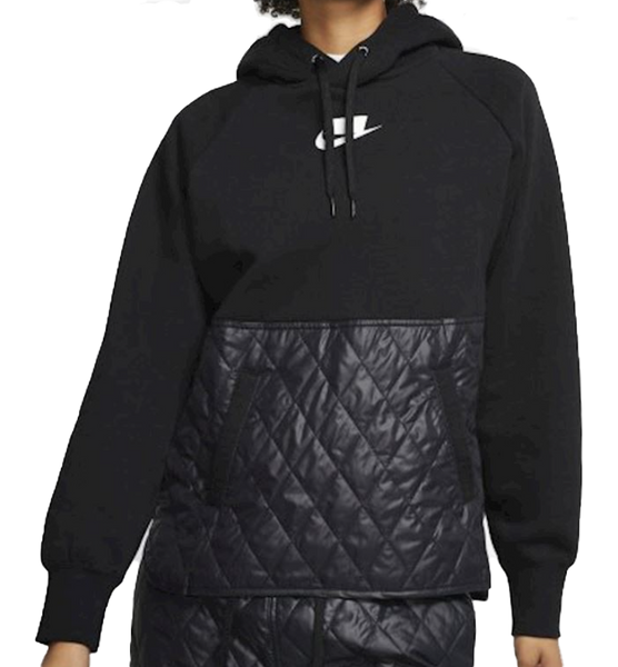 Damska Czarna Bluza Nike NSW Fleece XS z Kapturem CJ6253-010