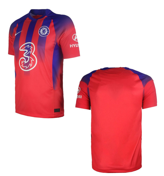 Czerwona Męska Koszulka Nike FC Chelsea Third XS CK7817-851