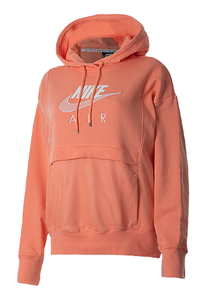 Nike Damska Bluza DN4966693 1X Pomarańczowa Air Z Kapturem